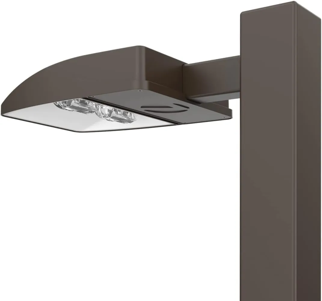Lithonia Lighting ESX1 LED P4 5000K Outdoor Type 3 Optic MVOLT Universal Pole Mounting Bi-Level Area Light in Bronze