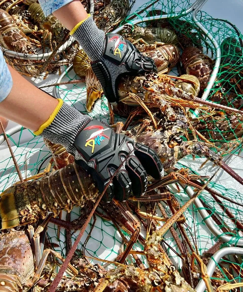Lobster Gloves for Diving Kevlar Spearfishing Dive Glove Puncture Resistant