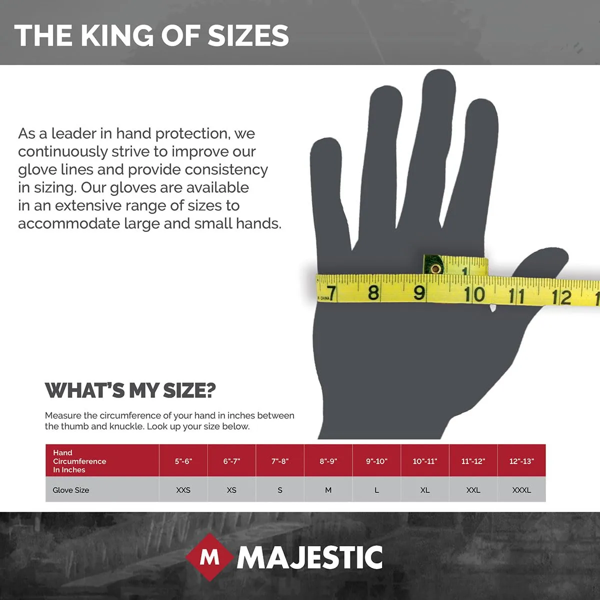 Majestic Cut-Less Dyneema Glove with Polyurethane Palm | 1 Dozen - MED | 13 Gauge Liner, ANSI A3, Lightweight Comfort, Breathable, White/White | for Automotive, Industrial, Manufacturing | 37-3435