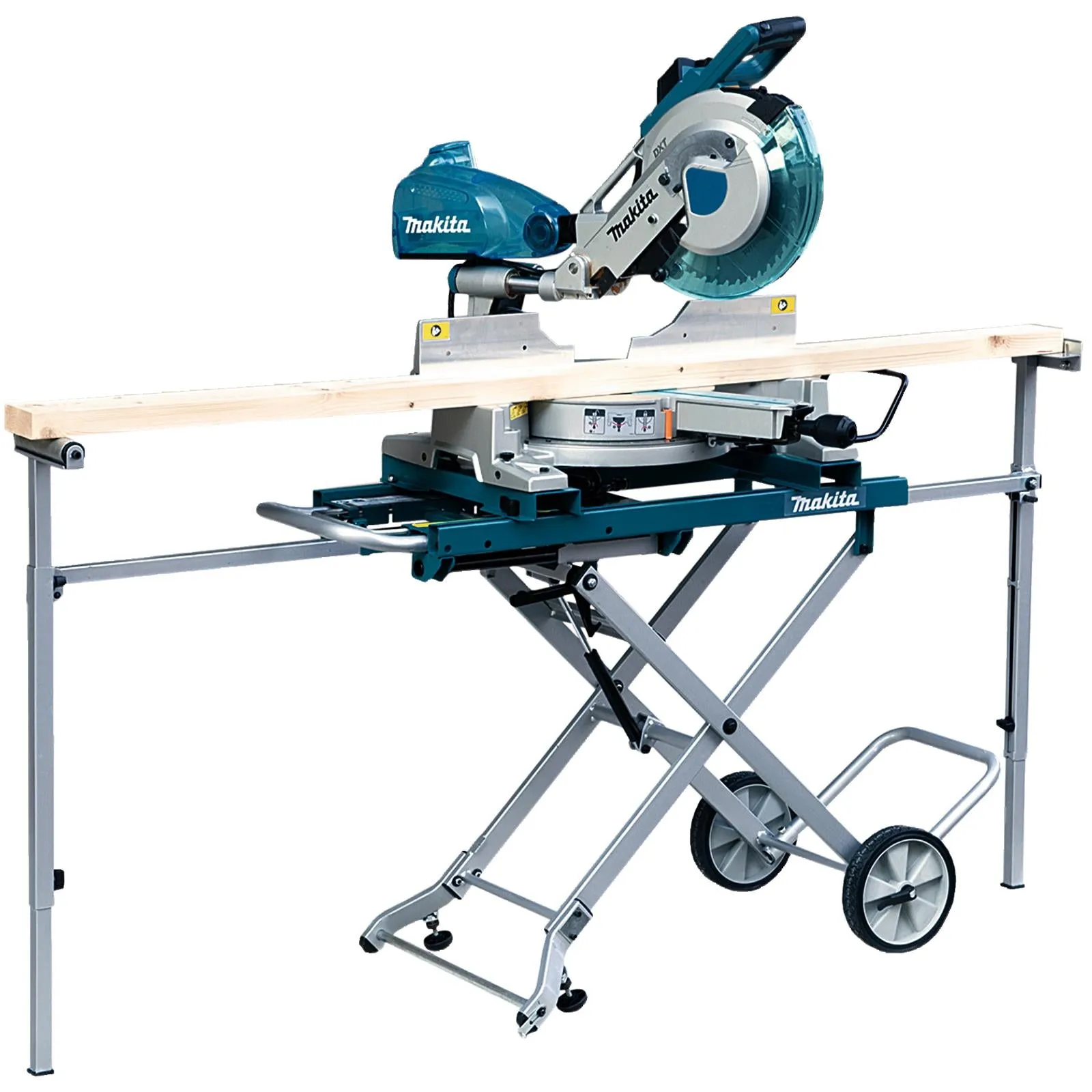 Makita Mitre Saw Stand Universal Folding Portable Table Top Wheels Slide Compound