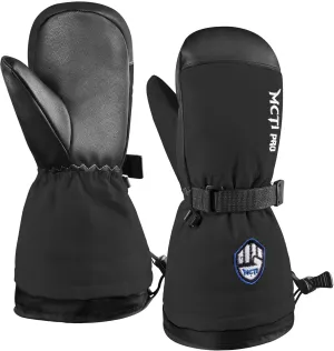 MCTi Kids Mittens Waterproof Winter Ski Warm Sherpa Fleece Lined Removable Insert