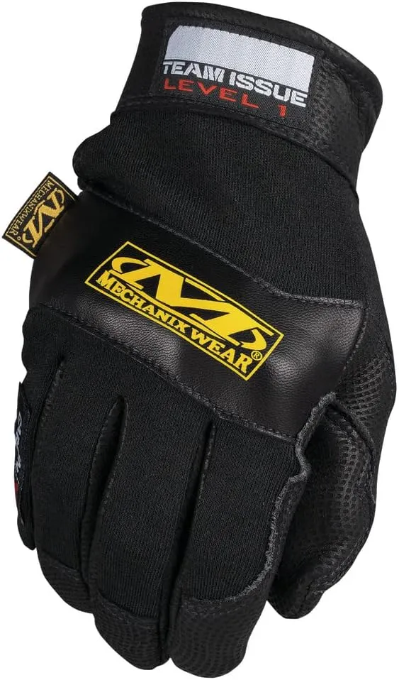 Mechanix Wear CarbonX Level 1 Fire Protection Gloves - Genuine Leather Extreme Heat & Flame Resistant Gloves - Heavy Duty High Temperature Resistance - Medium - Black