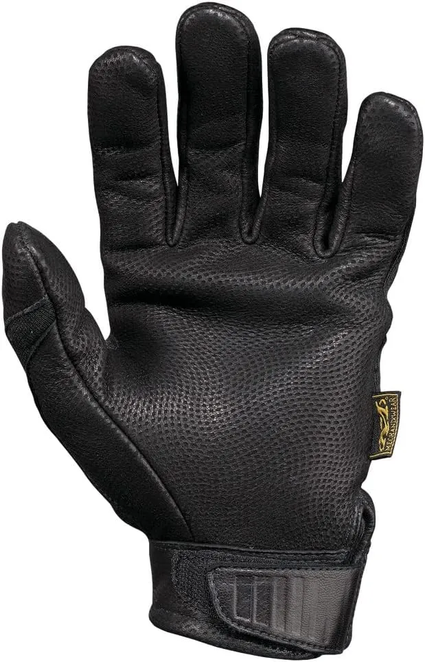 Mechanix Wear CarbonX Level 1 Fire Protection Gloves - Genuine Leather Extreme Heat & Flame Resistant Gloves - Heavy Duty High Temperature Resistance - Medium - Black