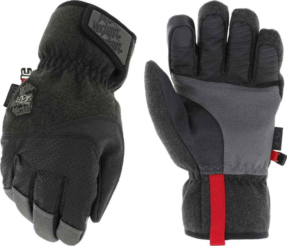 Mechanix Wear: ColdWork WindShell Winter Work Gloves, Wind Resistant, Equipped with PrimaLoft Insulation, Touch Capable Winter Gloves, For Moderate Cold Weather (Black, Large)