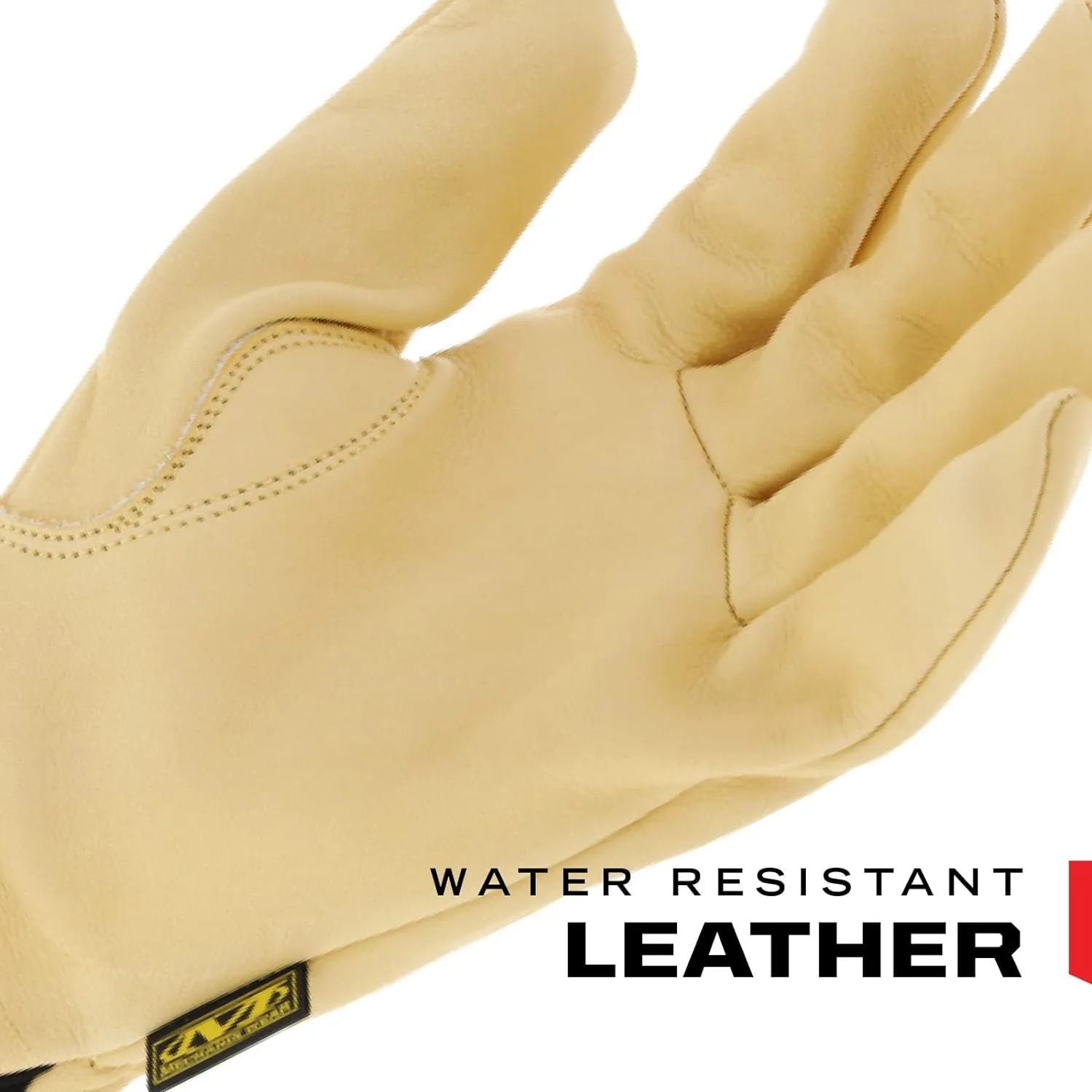 Mechanix Wear: Cow Leather Driver Glove with Durahide Water Resistant Technology, Quick Fitting Safety Work Gloves (Tan, X-Large)