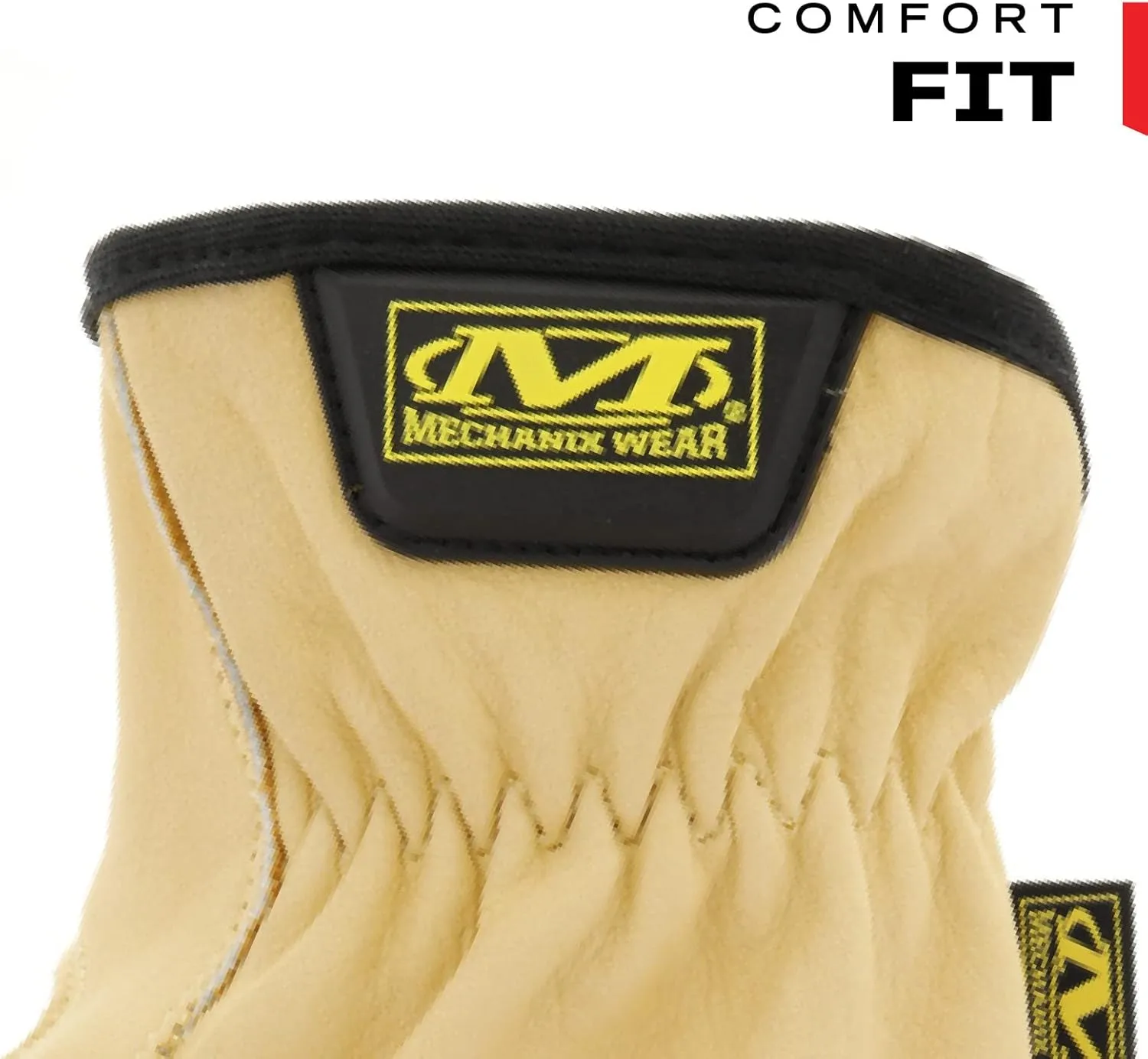Mechanix Wear: Cow Leather Driver Glove with Durahide Water Resistant Technology, Quick Fitting Safety Work Gloves (Tan, X-Large)