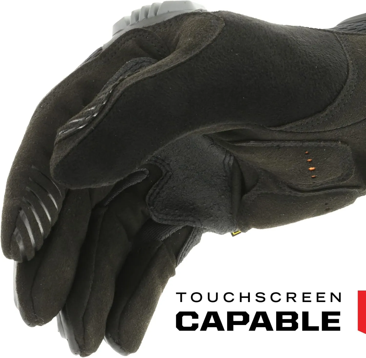 Mechanix Wear M-Pact Impact Resistant Work Gloves - Durable Safety Gloves for Men - Touchscreen Capable - Machine Washable - Breathable - Small - Black