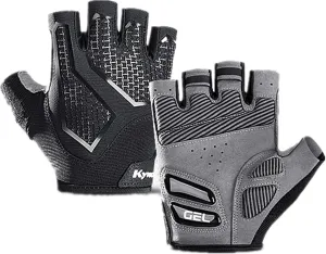 Mens Cycling Gloves, Mountain Bike Gloves Half Finger Road Racing Riding Gloves Gel Padded Breathable Shock-Absorbing Anti-Slip Biking MTB Motorcycle Gloves for Men Women