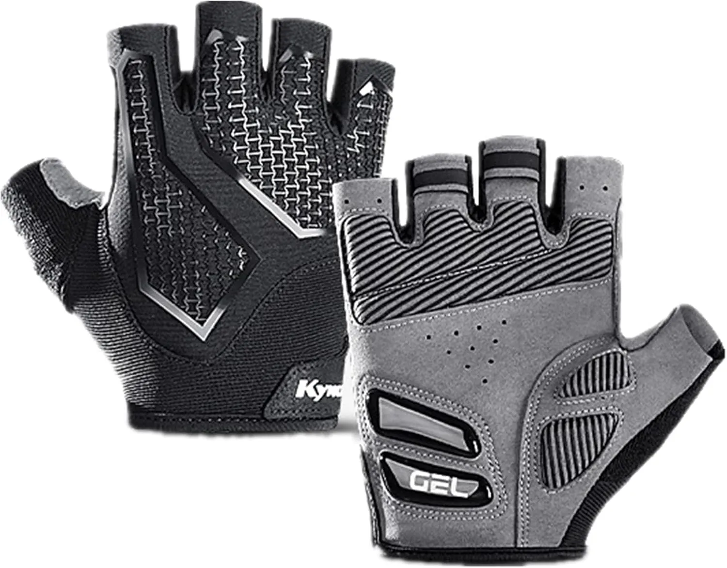 Mens Cycling Gloves, Mountain Bike Gloves Half Finger Road Racing Riding Gloves Gel Padded Breathable Shock-Absorbing Anti-Slip Biking MTB Motorcycle Gloves for Men Women