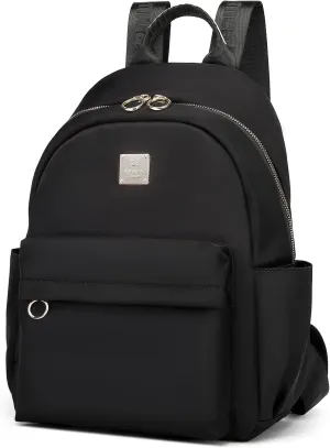 Mini Backpack for Women, Small Backpack Purse Cute Daypacks Stylish Bags, Lightweight Travel Backpack for College Shopping Work Dating, Black