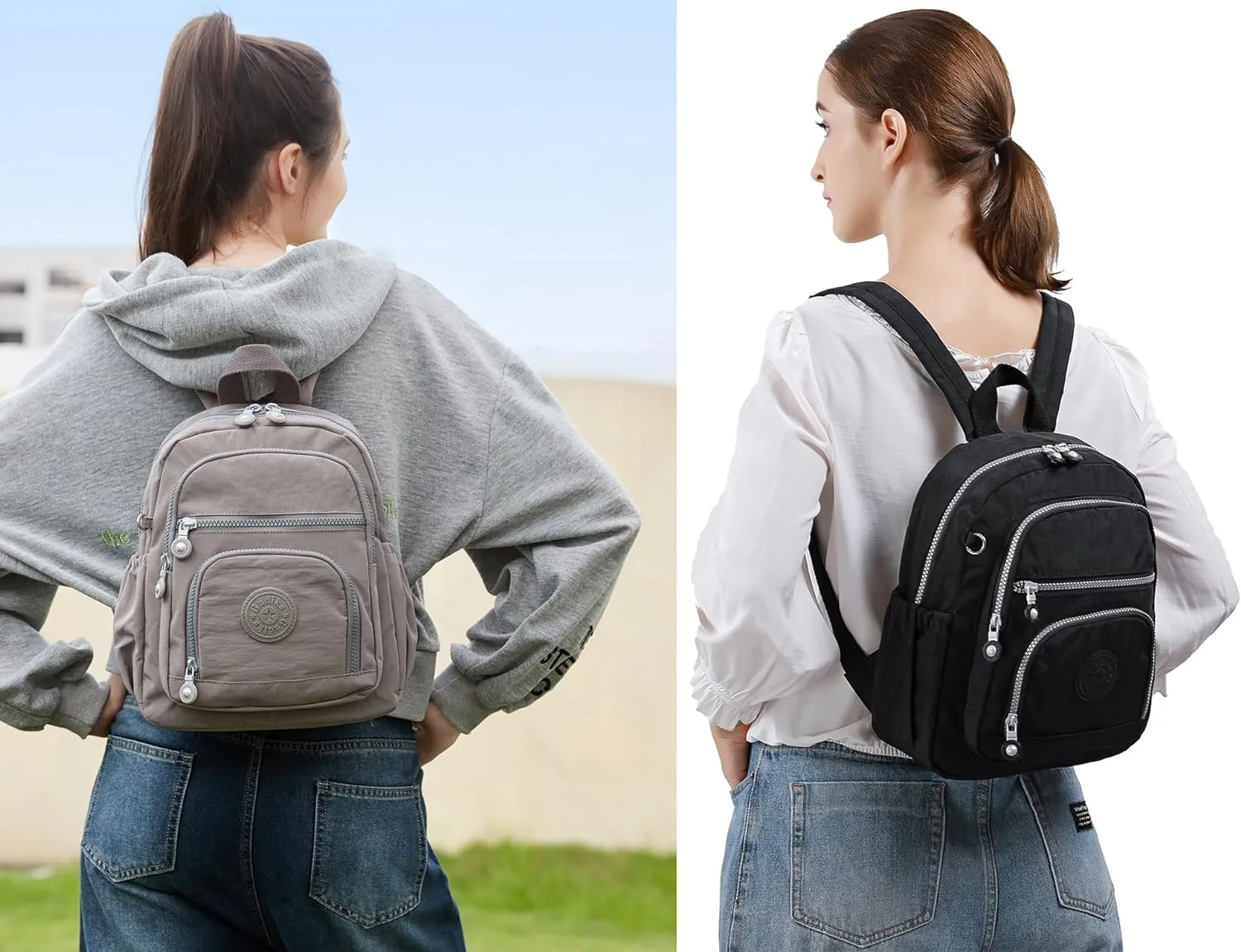 Mini Hiking Waterproof Laptop Backpack Purse for Women and Men,Travel Backpack 8.6L