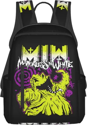 Motionless Rock In White Backpack Lightweight Backpack Travel Bag Classic Laptop Daypack for Men Women Backpack