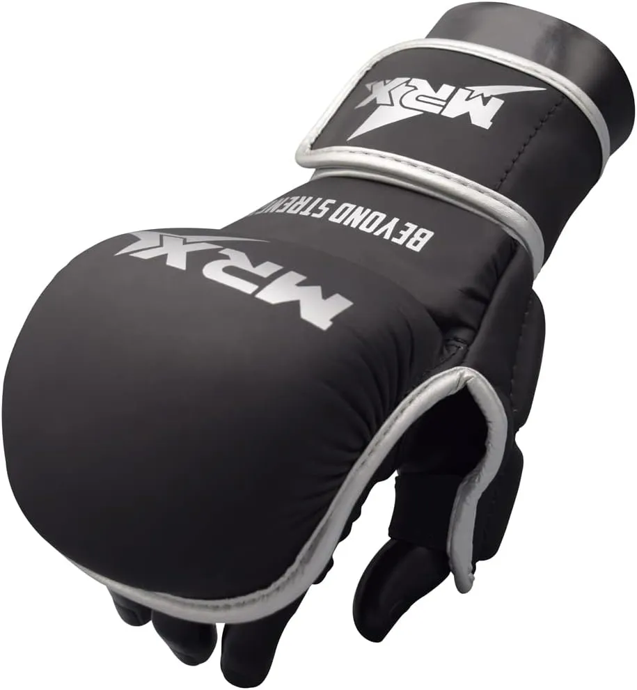 MRX MMA Professional Protective Grappling Gloves 7oz Muay Thai Training Kickboxing Punching Sparring Sports Cage Fighting Combat Glove Boxing Punching Glove Mitts