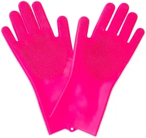 Muc Off Deep Scrubber Gloves M, Pink