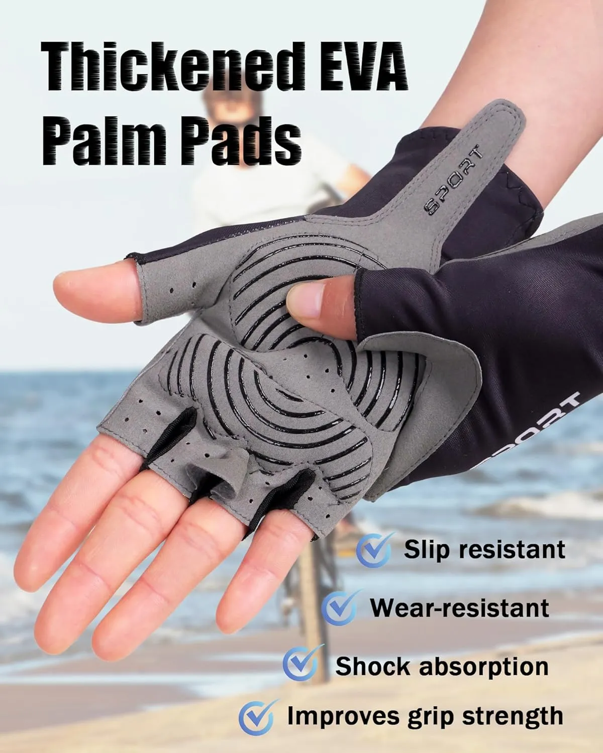 Nothing burger Workout Gloves for Exercise, Weight Training, Fitness