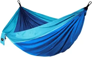 Outdoor Hammock Anti-Rollover Travel Camping Portable Hammock Hanging Chair Outdoor Portable Camping Travel Equipment (Color : Blue, Size : 270 * 140cm)