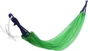 Outdoor Hammock Net for Camping Single Person Mesh Hammock Lightweight Ventilated Straps and Carry Bag