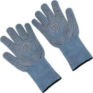 Oven Mitts Heat Resistant Glove/BBQ Gloves | Cut-Resistant Grill Gloves, Durable Fireproof Kitchen Mitts for Cooking, Grilling, Frying, Baking | Indoor/Outdoor Accessories for Men & Women