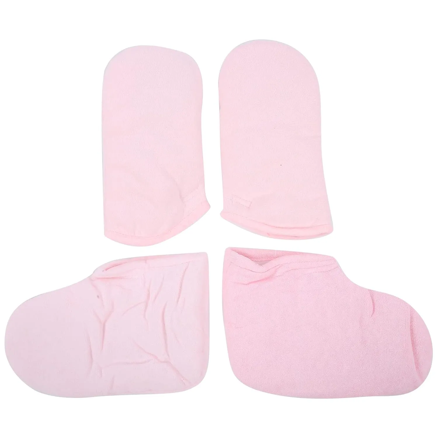 Paraffin Wax Gloves Insulated Hand Care SPA Treatment Foot Covers Pink