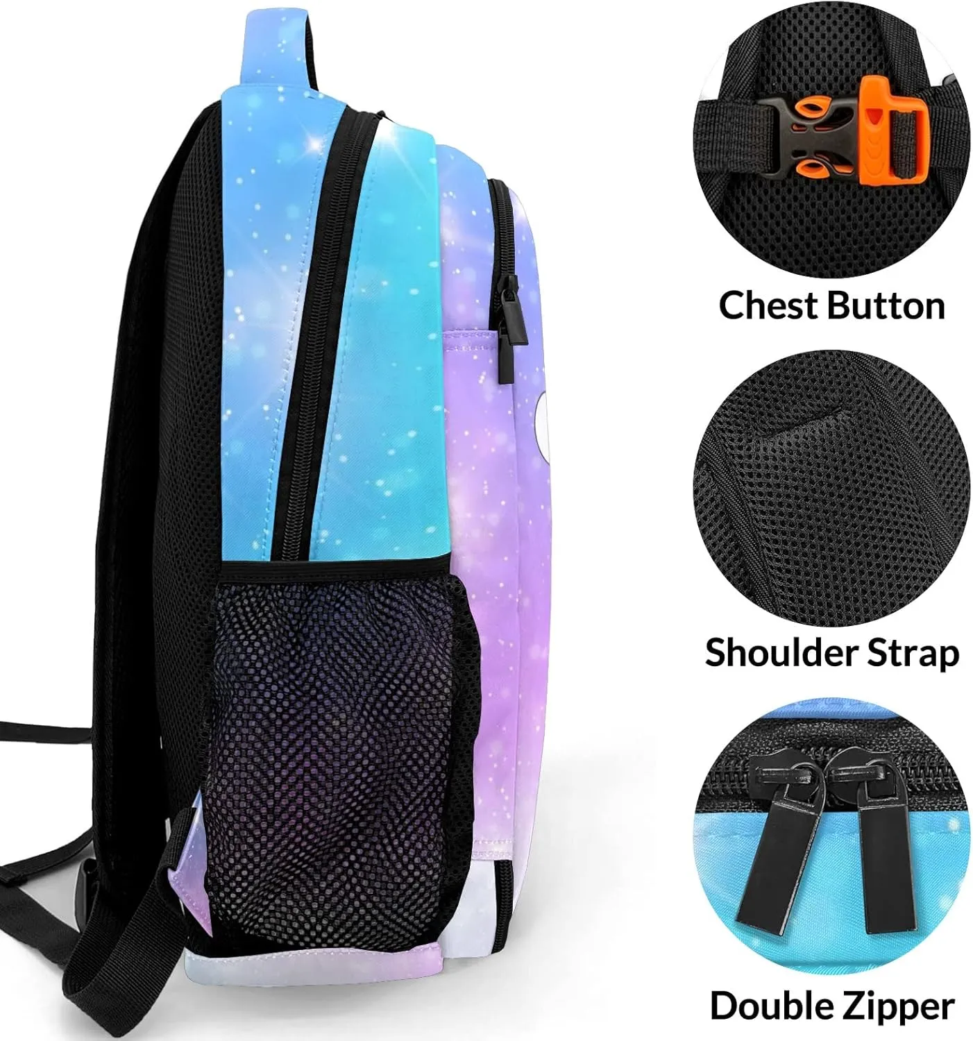 Personalized Dancer Star Backpack Casual Bag Daypack for Women Men Camping Hiking