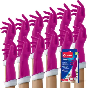 Playtex Living Reuseable Rubber Cleaning Gloves, Premium Protection (Large, Pack - 12)