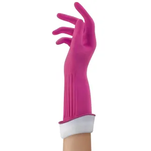 Playtex Living Reuseable Rubber Cleaning Gloves, Premium Protection Reusable Household Gloves, Large (Pack of 3)