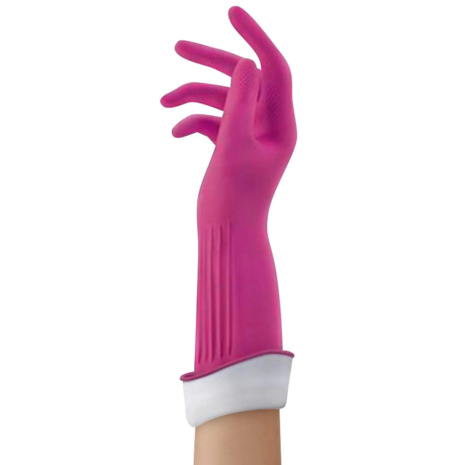 Playtex Living Reuseable Rubber Cleaning Gloves, Premium Protection Reusable Household Gloves, Large (Pack of 3)