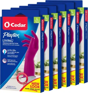 PLAYTEX Living Reuseable Rubber Cleaning Gloves
