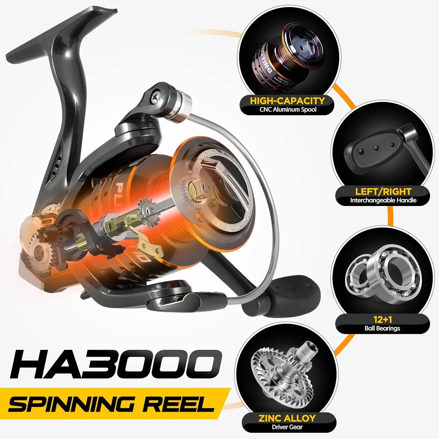 PLUSINNO Fishing Rod and Reel Combos Carbon Fiber Telescopic Fishing Pole with Reel Combo Sea Saltwater Freshwater Kit Fishing Rod Kit