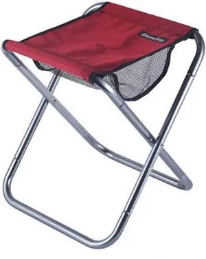 Portable Foldable Stool Camping Stool Traveling Stool Outdoor Aluminium-Alloy Stool for Fishing