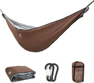 Portable Hammock Underquilt Winter Cold Weather Warm Under Quilt for Outdoor Camping Hiking