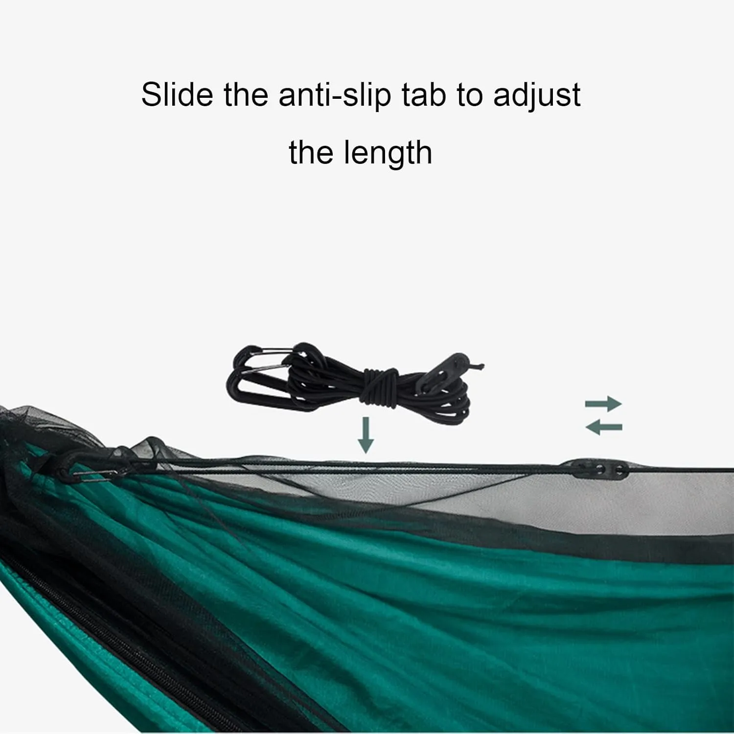 Portable Hammocks, Camping Hammock with Mosquito Net,Travel Lightweight Hammocks with Tree Straps and Solid Carabiners, Hold Up to 660lbs (Blue)