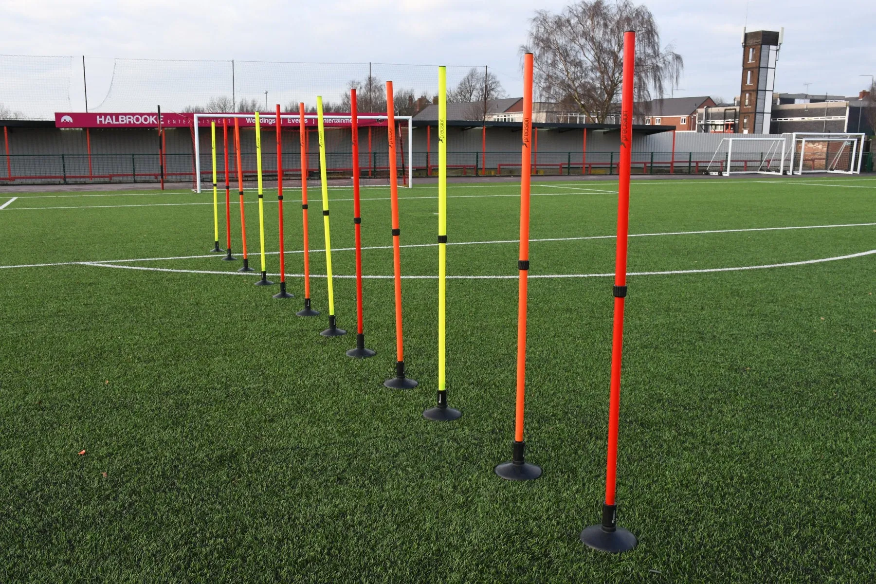 Precision Telescopic Boundary Poles (Set of 12)