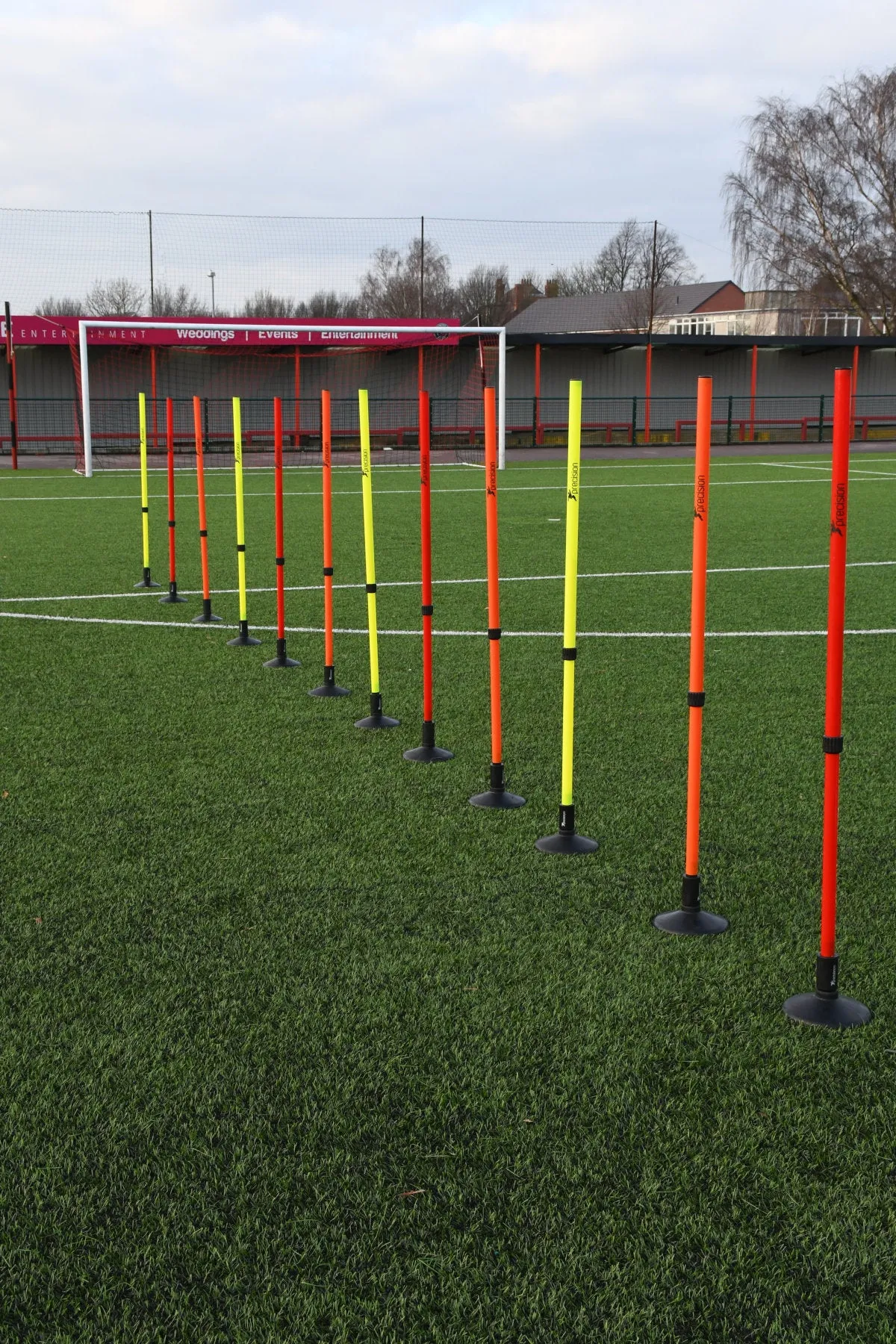 Precision Telescopic Boundary Poles (Set of 12)