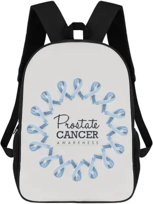 Prostate Cancer Awareness Month Backpack for Worker Business Hiking Travel Bag Shoulders Bag