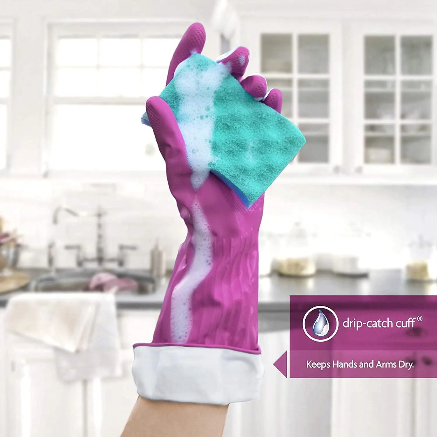 PROTECTIVE_GLOVE Playtex Living Reuseable Rubber Cleaning Gloves Variation