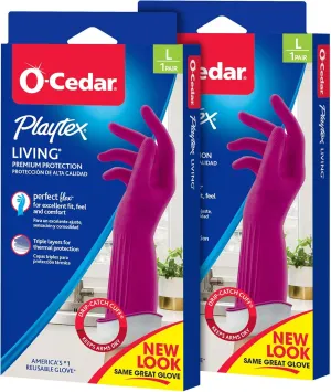 PROTECTIVE_GLOVE Playtex Living Reuseable Rubber Cleaning Gloves Variation