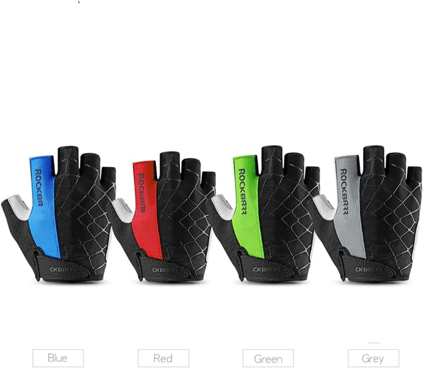 PUCIO Cycling Anti-Slip Half Finger Gloves Breathable Anti-Shock Sports Gloves Bike Male Female