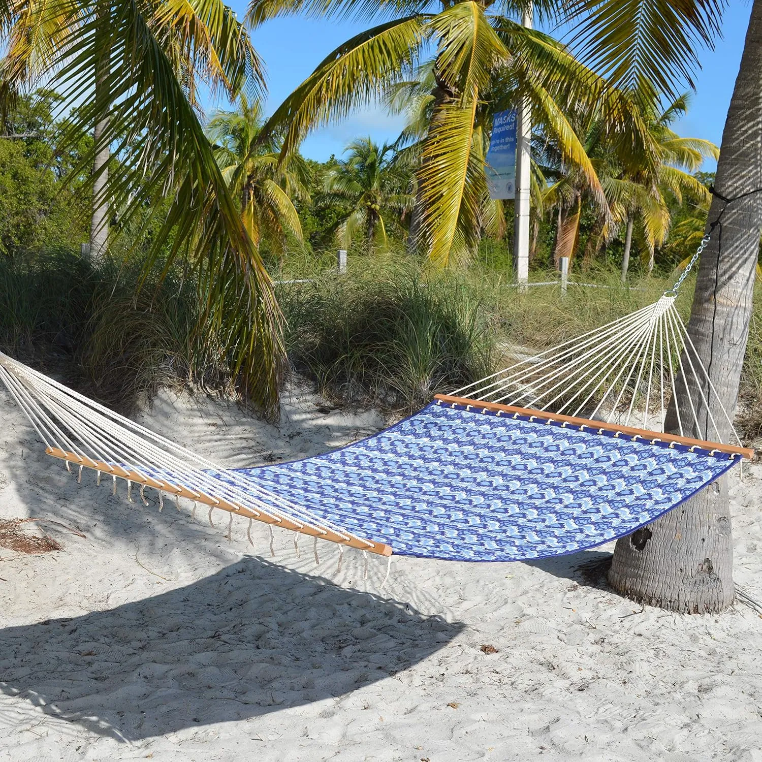 Quilted Hammock (Blue Wave)