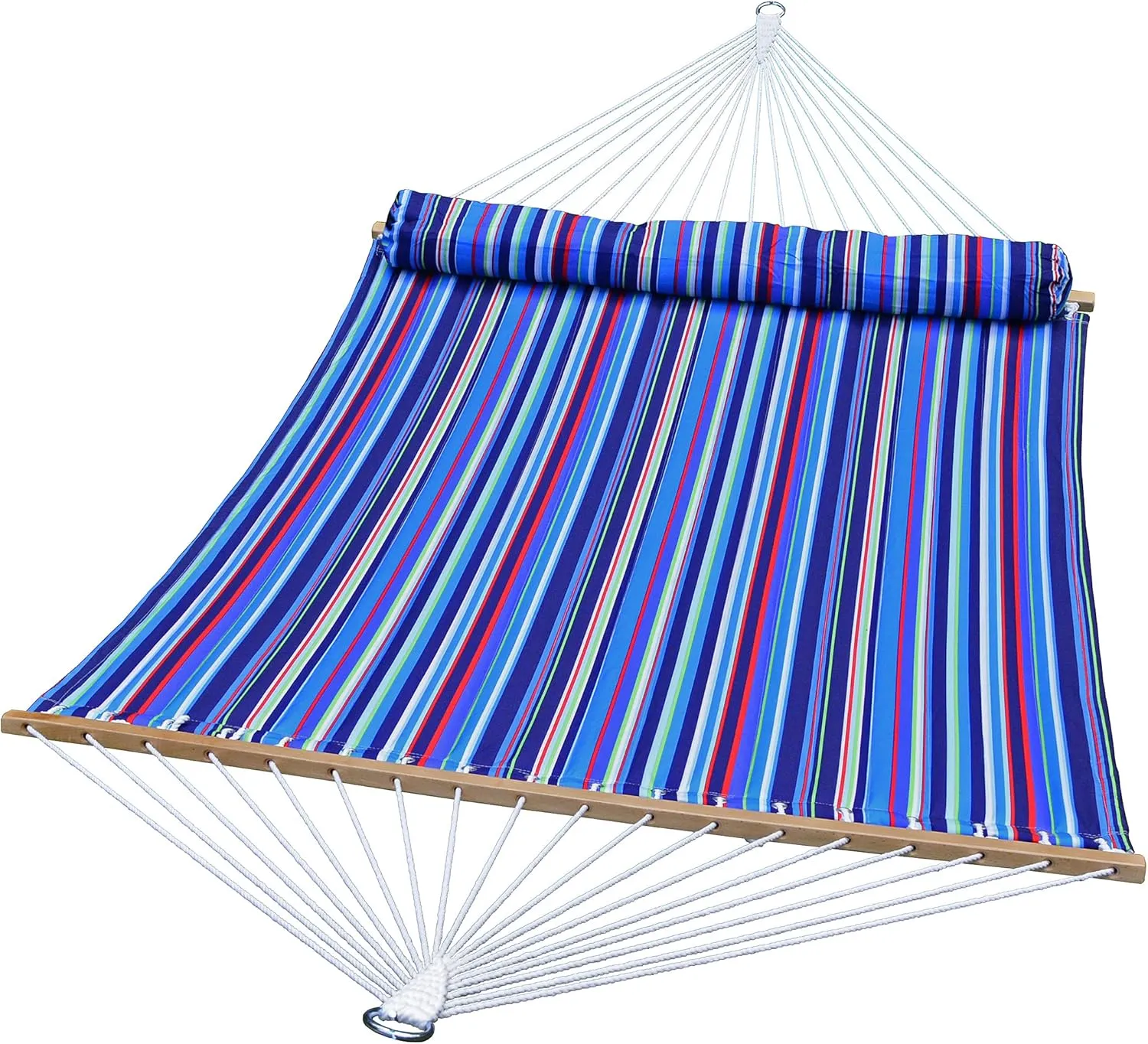 Quilted Hammock with Matching Pillow - 13 Feet in Length / 500 Lbs. Weight Capacity