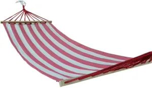Recreation Hammock with Spreader Bar, Quilted Fabric Bed - for Outdoor Patio, Porch, and Yard Hammock for Backpacking Travel Gifts for Hikers