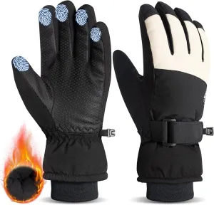 RIGWARL -10℉ Kids Ski Gloves Waterproof, Anti-Slip Kids Snow Gloves for Boys Girls Aged 5-13, Windproof Ski Gloves Kids Winter Gloves for Snowboarding Sledding Ice Skating Alaska Cruise Snowball Fight