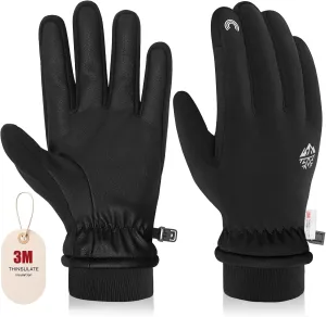 RIGWARL Winter Gloves Men Women Warm Gloves for Cold Weather Touch Screen Water-Resistant Windproof Glove for Running Driving Cycling Hiking Walking Gardening