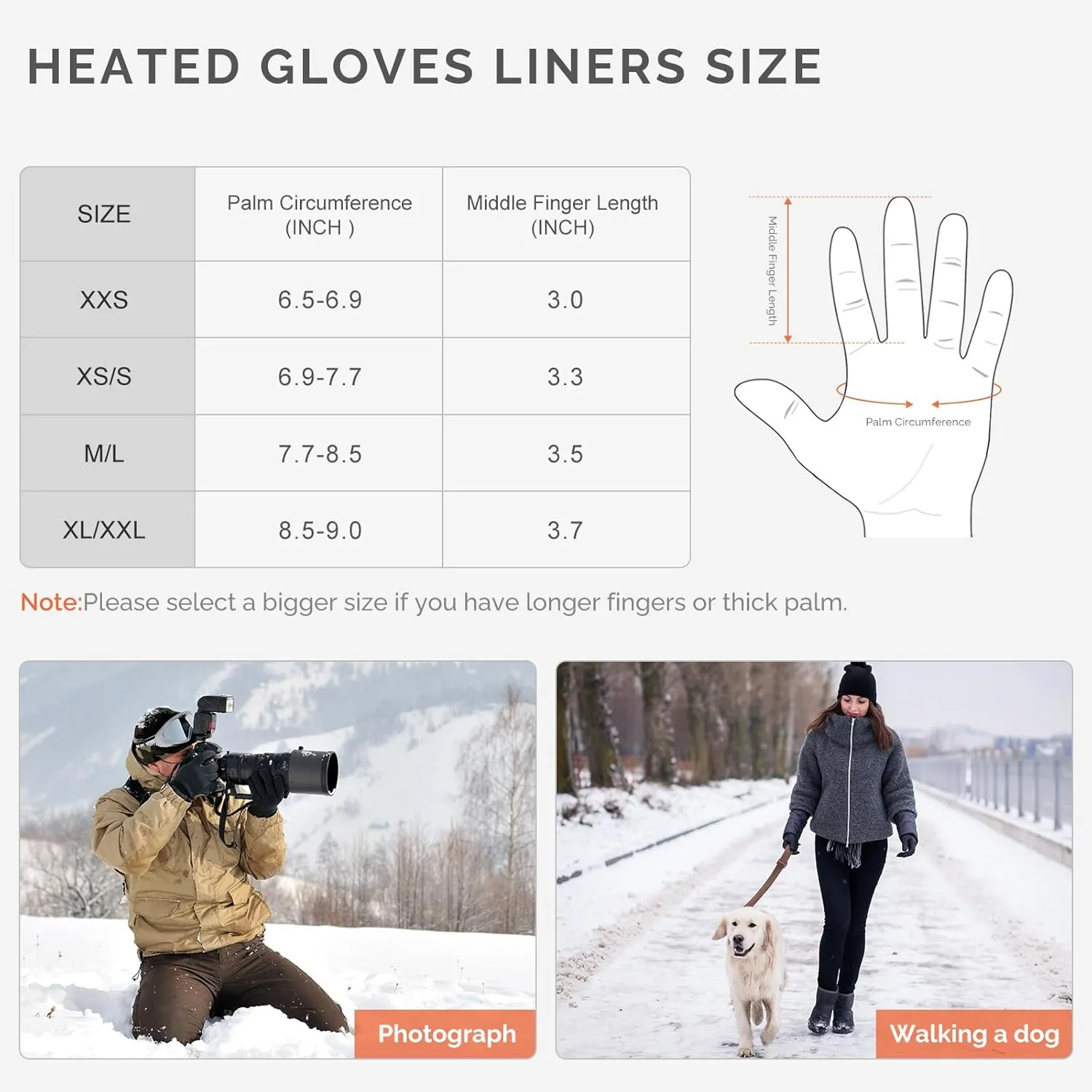 SAVIOR HEAT Heated Glove Liners for Men Women, Rechargeable Battery Electric Heated Gloves, Winter Warm Thin Liners for Skiing, Snowboarding, Hiking, Cycling, Hand Warmers