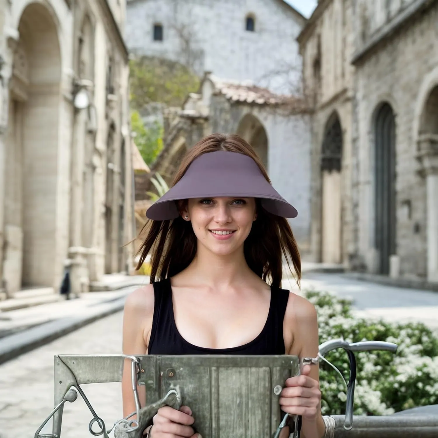 Seamless Sun Hat for Women - Wide Brim UV Protection Hat, Foldable & Ultra-Light Summer Visor for Outdoor, Beach, Travel