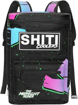 SHITI Coolers Cooler Backpack for Camping, Travel, Beach, Soft Lunch Box for Food, Drinks & Ice, Portable, Waterproof 24 Hr Insulated Bag with Shoulder Straps, Customizable