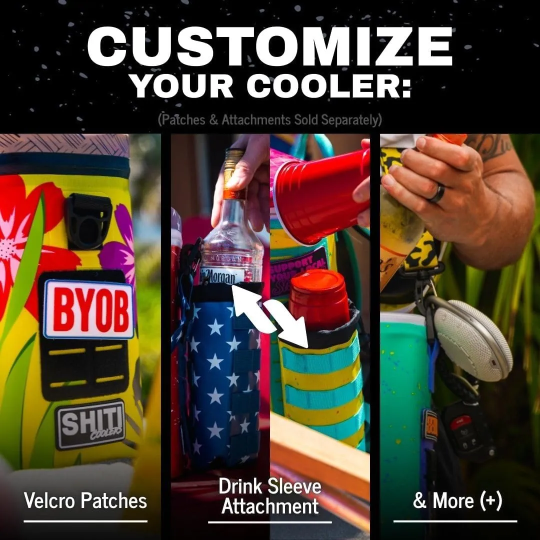 SHITI Coolers Cooler Backpack for Camping, Travel, Beach, Soft Lunch Box for Food, Drinks & Ice, Portable, Waterproof 24 Hr Insulated Bag with Shoulder Straps, Customizable