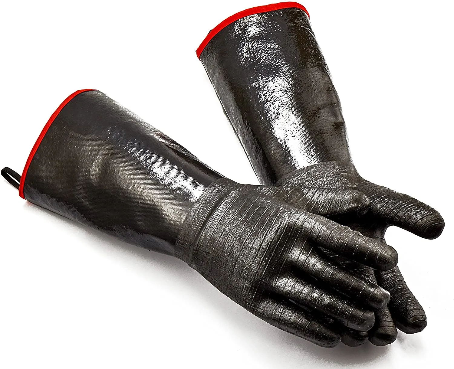 Simdevanma Oven Gloves 14 Inches,932℉,Heat Resistant-Smoker, Grill, Cooking Barbecue Gloves, for Handling Heat Food Right on Your Fryer,Grill, Waterproof, Fireproof, Oil Resistant Neoprene Coating