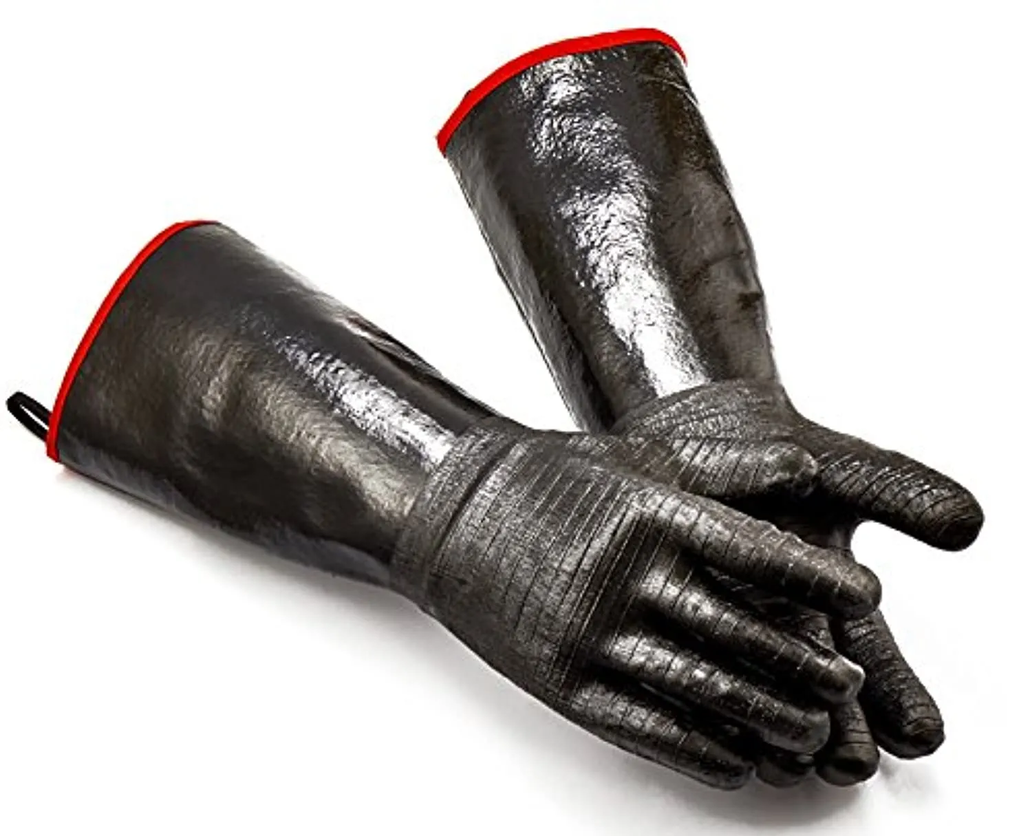 Simdevanma Oven Gloves 14 Inches,932℉,Heat Resistant-Smoker, Grill, Cooking Barbecue Gloves, for Handling Heat Food Right on Your Fryer,Grill, Waterproof, Fireproof, Oil Resistant Neoprene Coating