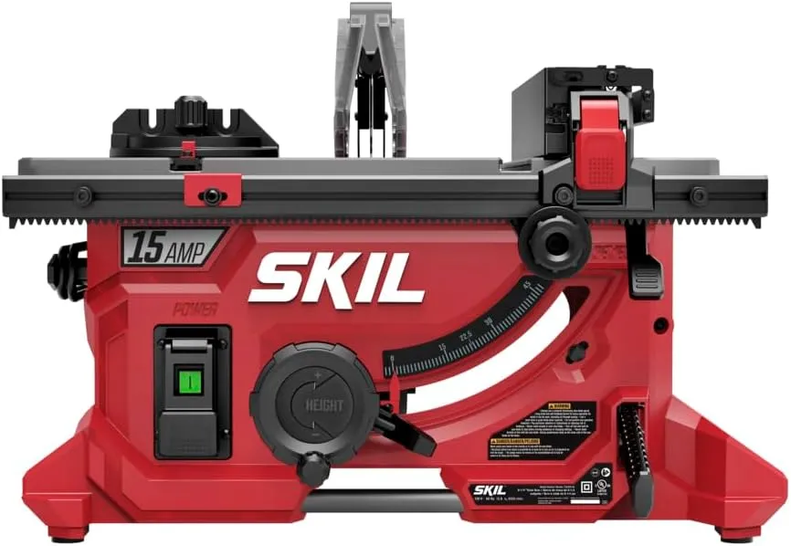 SKIL 15 Amp 8-1/4" Compact Portable Jobsite Table Saw (Stand SFS0001 Sold Separately)-TS6308-00